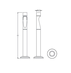 أضواء LED عصرية مضادة للماء IP65 للحدقة في الهواء الطلق أضواء LED للعشب في الممرات والممرات - Product Image 2