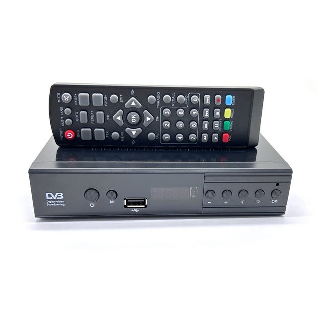 MPEG-4 DVB-T2 Quad Core Digital TV Receiver Set-Top Box with H.264 Decoder 1080P