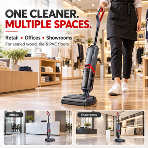 Aspirateur balai rechargeable pour sols humides et secs 15kPa 200W, pour carrelage, parquet et moquette, avec stérilisation électrolytique et séchage – Fournisseur OEM - Product Image 1