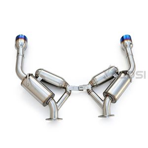 Système d'échappement sport Alosi Catback pour <span class=keywords><strong>Infiniti</strong></span> FX50 <span class=keywords><strong>QX70</strong></span> QX80 5.0 5.6L <span class=keywords><strong>V8</strong></span> en acier inoxydable, son sportif performant - Product Image 3