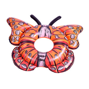 Inflatable Butterfly Swimming <b>Ring</b> For Child <b>Thick</b> PVC Durable Novelty Float - Product Image 1