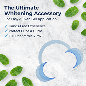 Ouvre-<span class=keywords><strong>Bouche</strong></span> Écarteur de Joue Forme C pour Blanchiment Dentaire <span class=keywords><strong>Jeu</strong></span> Mâche-Mots S M L Bleu Transparent Réutilisable - Product Image 6