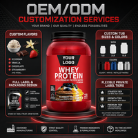 Poudre de Protéine de Lactosérum OEM ODM pour Crème Glacée, Complément Sportif, Formule Nutritionnelle pour la Récupération Énergétique