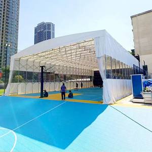 Fabrikant Groothandel Staalconstructie Windbestendig Zonnescherm Opvouwbare Tent Buiten Grote Paviljoen Op Maat Opslag Auto Parkeerplaats - Product Image 2