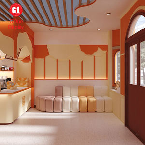 Muebles Modernos y Personalizables para Cafetería Rong Xin, Vitrinas, Mesas y Sillas, Aptos para Cafeterías y Panaderías - Product Image 2