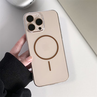 Funda Protectora Transparente para Teléfono con Carga Inalámbrica, Fabricada en PC Acrílico TPU de 1.5mm, para iPhone 13 14 15 16 Pro Max, en Oferta