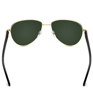 Gafas de sol Borregls Buffalo Horn para hombre, nuevo diseñador de marca de lujo, gafas de piloto suntuosas, lentes de nailon, gafas de sol 10102 - Product Image 6