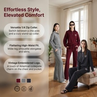 Pantalon tissé long imprimé à jambe droite pour femme, coupe droite, devant plat, automne, décontracté, en Spandex/Coton respirant