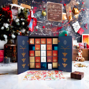Calendario personalizzato per il conto alla rovescia del cioccolato Ramadan con calendario dell'avvento per bambini scatole rigide con timbratura e stampa in lamina d'oro - Product Image 3
