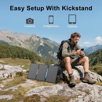 Produits solaires d'extérieur les plus vendus, kit de panneaux solaires pliables à charge rapide QC3.0, 45 W, entrepôt américain