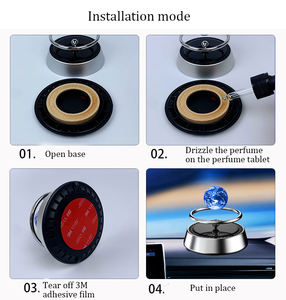Désodorisant de <span class=keywords><strong>voiture</strong></span>, Suspension rotative <span class=keywords><strong>solaire</strong></span>, accessoires de corps céleste, diffuseur d'huiles essentielles pour <span class=keywords><strong>voiture</strong></span> - Product Image 6