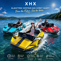 Mini Moto Acuática Eléctrica Industrial de PE Personalizable a Color, Jet Ski de Alta Velocidad, Moto Acuática Rush Wave