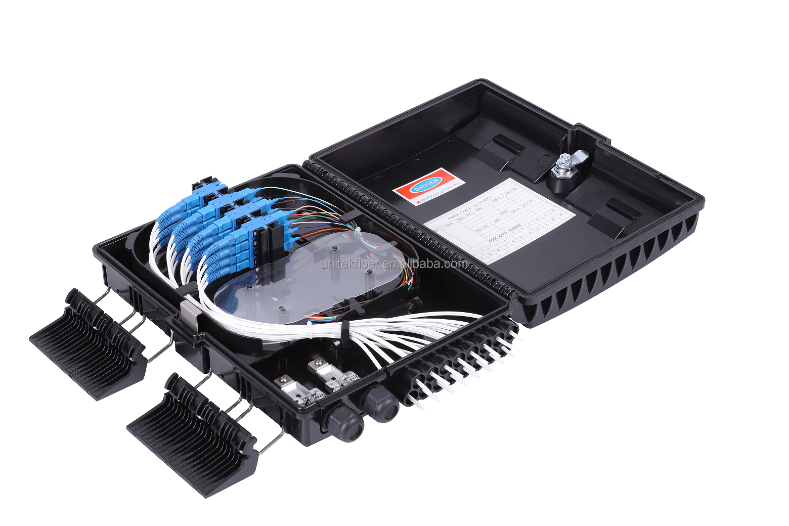 source 光纤设备ftth 16芯配电箱abs光纤接线盒2输入16输出 on m.alib