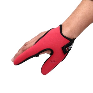 Elastic Single Casting Two-finger Fishing Gloves Adjustable Finger Protector for Fishing And Cylcing