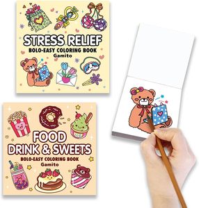Libro da Colorare Tascabile Mini con Rilegatura Piana per Bambini Piccoli, Regali di Compleanno, Intrattenimento in Viaggio e Arte Prescolare - Product Image 4