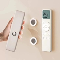 Support mural adhésif pour télécommande de climatiseur TV, sans perçage, magnétique puissant, design moderne