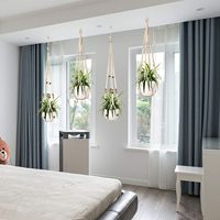 Cintres pour plantes en macramé Jardinière suspendue pour plantes d'intérieur Cintre décoratif en macramé pour la décoration intérieure