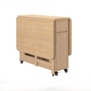 2025 Đơn Giản Hiện Đại Rắn Gỗ Gấp Bàn Ăn Và Ghế Thiết Kế Sáng Tạo Cho Hộ Gia Đình Nhỏ Hình Chữ Nhật Bàn Văn Phòng - Product Image 1