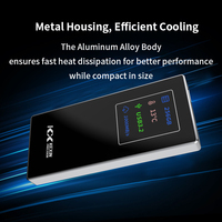 Nouveau Disque Dur Externe Portable SSD Type-C Sans Fil pour Ordinateur Portable, Écran d'Affichage, 1000 Mo/s, Coque en Alliage d'Aluminium, Logo UI Personnalisé, Emballage