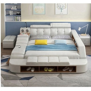MEIJIA — ensemble de meubles de chambre <span class=keywords><strong>180x200</strong></span> king, meubles de luxe avec motif course, meuble de styliste - Product Image 3