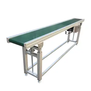 Durable PVC PU Flat Belt Conveyor with Customized Width and Length for Production Line