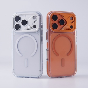 เคสโทรศัพท์มือถือใสแบบแม่เหล็กสำหรับ iPhone 17 16 Pro Max รองรับการชาร์จไร้สาย กรอบรูปโลหะ ป้องกันการกระแทก - Product Image 4