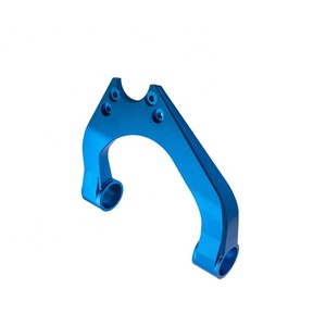 Piezas mecanizadas CNC personalizadas de precisión Billet 6061 Brazo de control superior delantero de coche anodizado de aluminio - Product Image 2