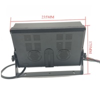 Pantalla DVR para Auto de 9 Pulgadas con Entrada de Video AHD, Cuatro Canales, Cámara de Reversa, Pantalla Dividida para Camión, Cosechadora, Grabación de Conducción y Monitoreo