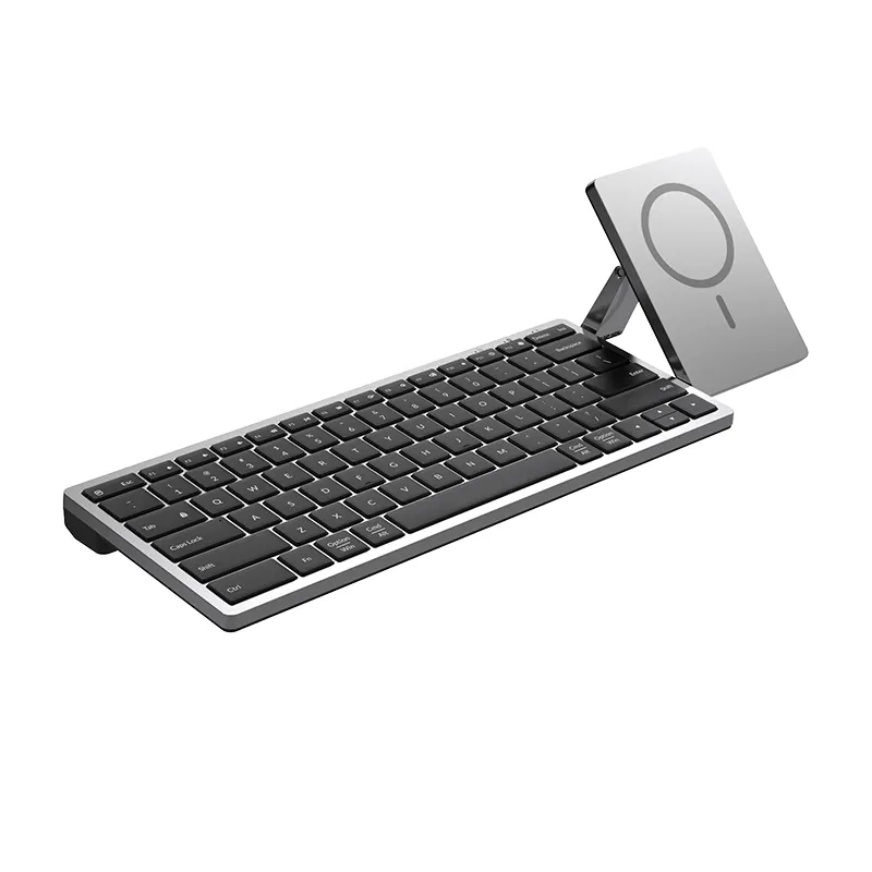 New Trend Wireless charging Keyboard Ultra-Slim Bluetooth Keyboard Portable Mini Wireless Keyboard for Apple iPad iPhone