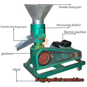 Machine à granulés d'aliments pour animaux Machine à granulés d'aliments pour animaux Prix Machines de traitement des aliments pour animaux Fabrication de granulés Ferme tout en un - Product Image 2