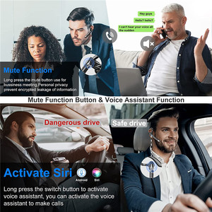 Auricular inalámbrico Auriculares V5.1 Hans Free Auriculares para camionero Oficina iOS Android <span class=keywords><strong>Teléfono</strong></span> celular - Product Image 5
