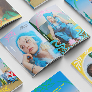 I bambini randagi KPOP hanno mangiato l'album fotografico <span class=keywords><strong>Felix</strong></span> HyunJin BangChan leewell Photo <span class=keywords><strong>Book</strong></span> Photobook collezione di regali per i Fan