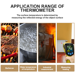 Schermo LCD a colori schermo portatile senza contatto da-50 ° c a 600 ° c pirometro misuratore di <span class=keywords><strong>temperatura</strong></span> termometro ad alta precisione - Product Image 5