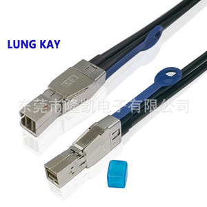Câble adaptateur Lung Kay Sff 8644 à 8644 24 Gbit/s Sas pour les périphériques de stockage de serveur - Product Image 3