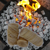 Rouleaux de cire allumettes pour le camping en plein air et les barbecues, blocs allumettes à combustion rapide pour cheminée et barbecue au charbon de bois