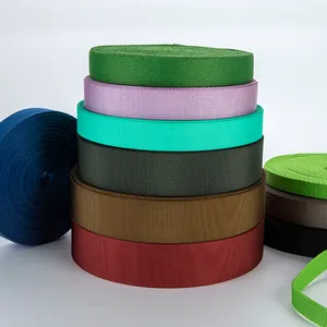 JUDE Custom umwelt freundliche Grs Rpet Ribbon Band Nachhaltig keit Poylerster Nylon 1In recyceltem Gurtband