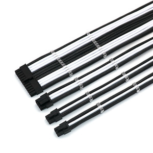 Angitu Hot Bán Acrylic PSU cáp 3.8mm Bo mạch chủ 24Pin ATX Cáp Lược 24Pin Cáp Lược - Product Image 3