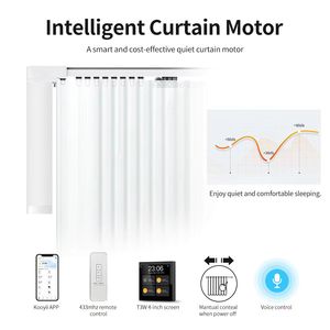 2025 thời trang Rèm điện siêu yên tĩnh không dây Zigbee <span class=keywords><strong>Wifi</strong></span> động cơ rèm với Dễ dàng cài đặt cho văn phòng nhà Alexa bằng giọng nói - Product Image 2