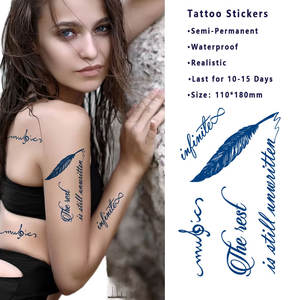 Tatuajes Temporales Semipermanentes a Prueba <span class=keywords><strong>de</strong></span> Agua <span class=keywords><strong>para</strong></span> Mujeres y Niñas, Adhesivos con Diseños <span class=keywords><strong>de</strong></span> Rosas, Peonías y Flores <span class=keywords><strong>de</strong></span> <span class=keywords><strong>Loto</strong></span> <span class=keywords><strong>para</strong></span> Decoración Facial y Corporal, Duración <span class=keywords><strong>de</strong></span> 2 Semanas - Product Image 1