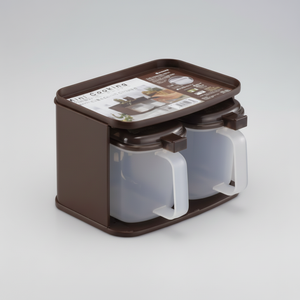 Mini botella de almacenamiento marrón Inomata para condimentos de cocina - Product Image 1