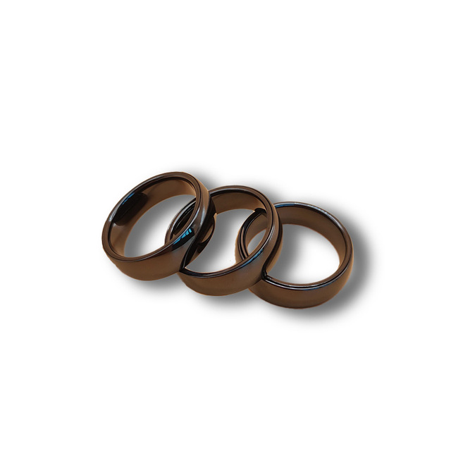 Ceramic Nfc Ring Smart Chip Social Media Payment Access Control Nfc213 Ring Smart Rifd Ring