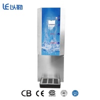 Nouvelle arrivée 2025 Distributeur de glace commercial Machine à glace automatique intelligente de comptoir pour hôtel, restaurant et bar à café Forme de cube