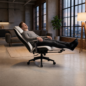 <b>Ergonomic</b> Reclining Office <b>Chair</b> Footrest Massager Portable Computer Desk <b>Chair</b> Body Workstation Home Office - Product Image 1