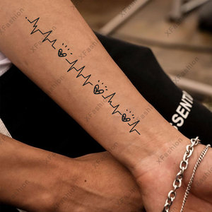 Últimas 2 semanas pegatinas de tatuaje corporal temporal jugo de hierbas semipermanente impermeable a prueba de sudor <span class=keywords><strong>para</strong></span> brazo pantorrilla espalda columna vertebral <span class=keywords><strong>para</strong></span> niños - Product Image 4
