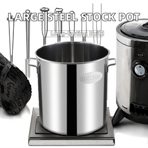 وعاء حساء من الفولاذ المقاوم للصدأ للاستخدام التجاري ، منفذ مياه بآلية التحريك العالي ، حاوية - Product Image 3