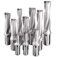 OURUICHI Foret U Indexable Série WC SP 2D 3D 4D 5D 6D Outil de Perçage Rapide pour Machine CNC 14mm-50mm Finition Zinc 100mm