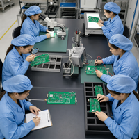 Produttore di Schede a Circuito Stampato Multistrato Personalizzate (PCBA) - Materiale Rogers con Finitura Superficiale ENIG RF/EMI