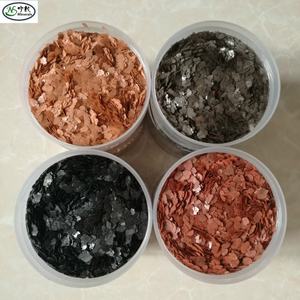 Flocons décoratifs pour sols en époxy, <span class=keywords><strong>peinture</strong></span>, copeaux bleus en MICA - Product Image 2