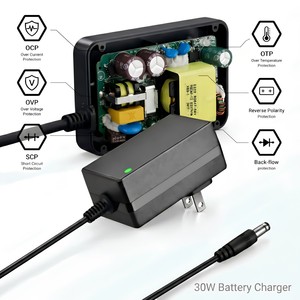 Chargeur de batterie au plomb 12V 1A pour <span class=keywords><strong>quad</strong></span>, ATV, GEL, batteries 4.5Ah, 5Ah, 7Ah, chargeur de batterie au plomb 14.4V, 14.6V, 14.8V - Product Image 2