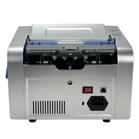 Compteur de billets semi-intelligent 1100T2 UV3MG, détecteur de billets de banque multi-devises avec calculatrice, drapeau national